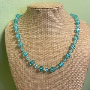 Beautiful Blue Bead Necklace